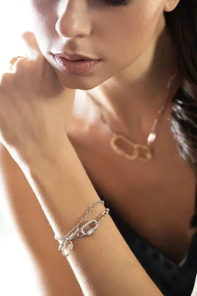 Marla Aaron Stoned Babylock with Diamonds | Thumbnail 2 Marla Aaron Stoned Babylock with Diamonds | Thumbnail 2