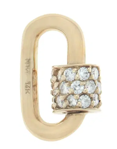 Marla Aaron Stoned Chubby Babylock with Diamonds | Thumbnail 1 Marla Aaron Stoned Chubby Babylock with Diamonds | Thumbnail 1