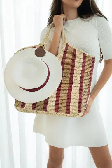 AMOR Y MEZCAL Striped Large Bag | Thumbnail 4 AMOR Y MEZCAL Striped Large Bag | Thumbnail 4