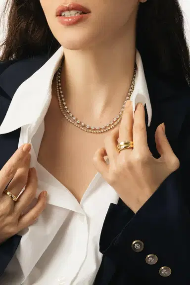KWIAT Sunburst Diamond Line Necklace | Thumbnail 4 KWIAT Sunburst Diamond Line Necklace | Thumbnail 4