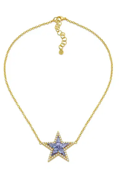 BUDDHA MAMA Tanzanite Diamond Star Necklace | Thumbnail 1 BUDDHA MAMA Tanzanite Diamond Star Necklace | Thumbnail 1