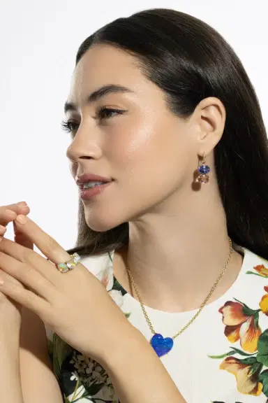 IRENE NEUWIRTH JEWELRY Tanzanite Tourmaline Gemmy Gem Earrings | Thumbnail 2 IRENE NEUWIRTH JEWELRY Tanzanite Tourmaline Gemmy Gem Earrings | Thumbnail 2