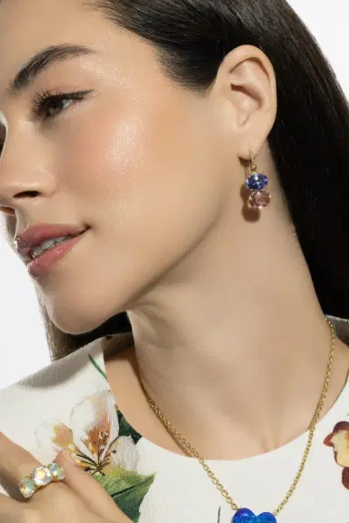 IRENE NEUWIRTH JEWELRY Tanzanite Tourmaline Gemmy Gem Earrings | Thumbnail 3 IRENE NEUWIRTH JEWELRY Tanzanite Tourmaline Gemmy Gem Earrings | Thumbnail 3