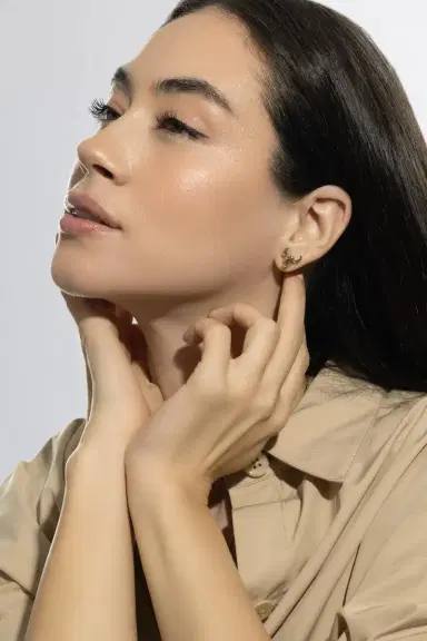 Brent Neale Taurus Zodiac Stud Earrings | Thumbnail 4 Brent Neale Taurus Zodiac Stud Earrings | Thumbnail 4