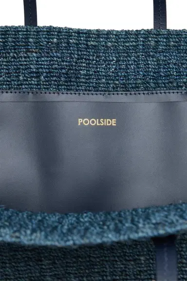 POOLSIDE The East West Charm Tote - All Navy | Thumbnail 5 POOLSIDE The East West Charm Tote - All Navy | Thumbnail 5