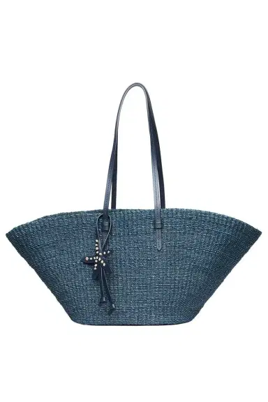 POOLSIDE The East West Charm Tote - All Navy | Thumbnail 1 POOLSIDE The East West Charm Tote - All Navy | Thumbnail 1