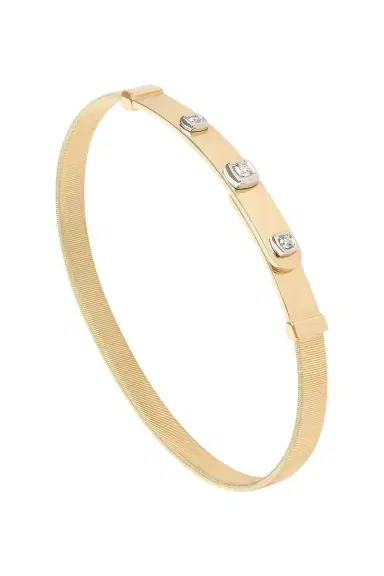 MARCO BICEGO Thin Diamond Coil Masai Bangle Bracelet | Thumbnail 1 MARCO BICEGO Thin Diamond Coil Masai Bangle Bracelet | Thumbnail 1