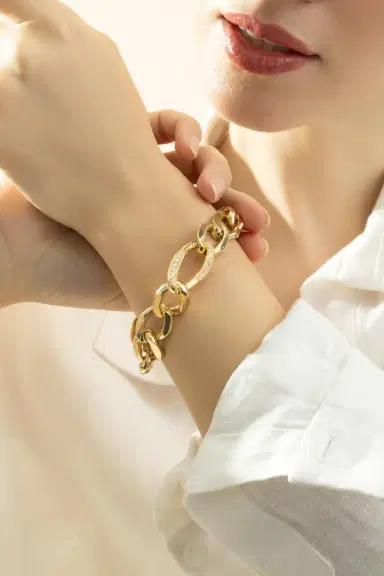BIZZOTTO Three Diamond Link Bracelet | Thumbnail 3 BIZZOTTO Three Diamond Link Bracelet | Thumbnail 3