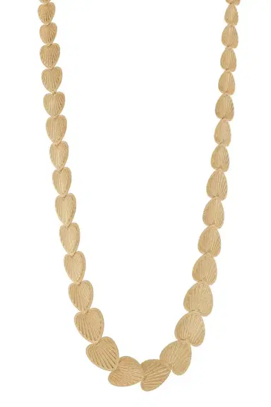 Foundrae True Love - Graduated Heart Token Necklace | Thumbnail 1 Foundrae True Love - Graduated Heart Token Necklace | Thumbnail 1