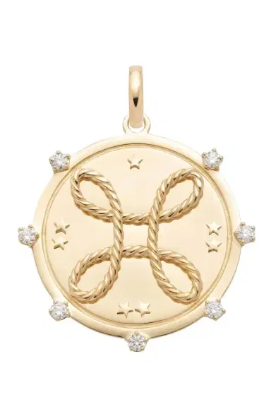 Foundrae True Love - Love Knot Large Medallion | Thumbnail 1 Foundrae True Love - Love Knot Large Medallion | Thumbnail 1