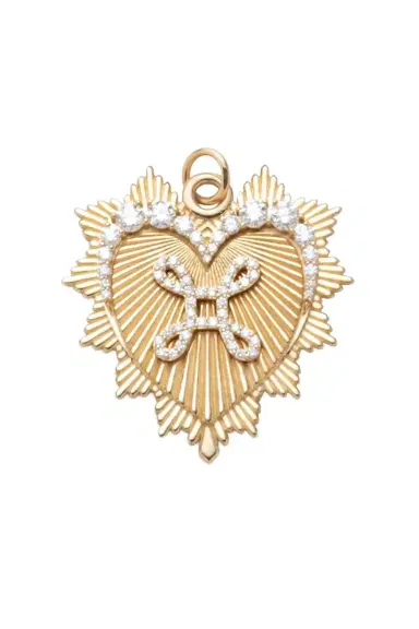 Foundrae True Love Diamond Knot Heart Pendant | Thumbnail 1 Foundrae True Love Diamond Knot Heart Pendant | Thumbnail 1
