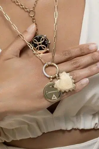 Foundrae True Love Heart Love Token Oversized Medallion | Thumbnail 2 Foundrae True Love Heart Love Token Oversized Medallion | Thumbnail 2