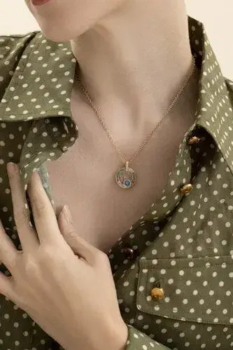 LOQUET Tsavorite Sapphire Sugar Plum Charm | Thumbnail 2 LOQUET Tsavorite Sapphire Sugar Plum Charm | Thumbnail 2