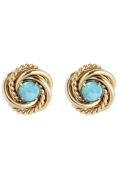 Gas Bijoux Turquoise Atika Stud Earrings | Thumbnail 1 Gas Bijoux Turquoise Atika Stud Earrings | Thumbnail 1