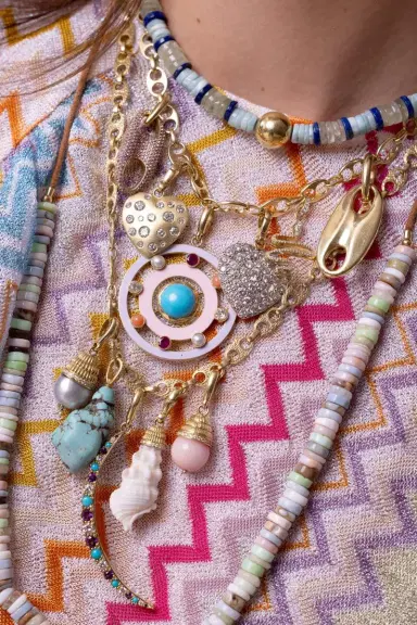 Jenna Blake Turquoise Nugget Charm | Thumbnail 3 Jenna Blake Turquoise Nugget Charm | Thumbnail 3