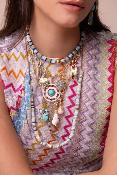 Jenna Blake Turquoise Nugget Charm | Thumbnail 4 Jenna Blake Turquoise Nugget Charm | Thumbnail 4