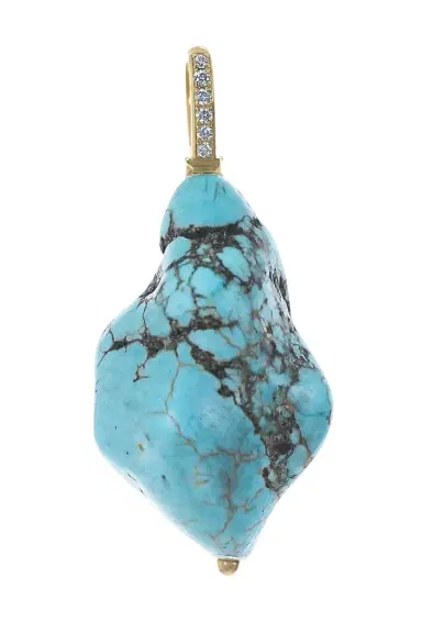 Jenna Blake Turquoise Nugget Charm | Thumbnail 1 Jenna Blake Turquoise Nugget Charm | Thumbnail 1