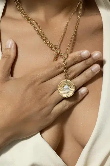 Foundrae Wholeness - Medium Mixed Belcher Extension Chain Necklace | Thumbnail 3 Foundrae Wholeness - Medium Mixed Belcher Extension Chain Necklace | Thumbnail 3