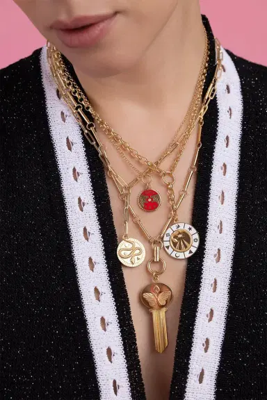 Foundrae Wholeness Classic Fob Clip Extension Chain Necklace | Thumbnail 2 Foundrae Wholeness Classic Fob Clip Extension Chain Necklace | Thumbnail 2