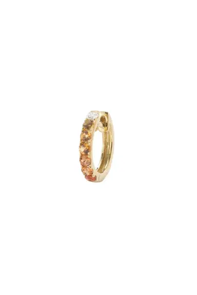 Robinson Pelham Yellow Sapphire Midi Orb Hoop Earring | Thumbnail 1 Robinson Pelham Yellow Sapphire Midi Orb Hoop Earring | Thumbnail 1