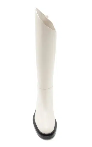 Jil Sander Leather Knee-High Boots | Thumbnail 3 Jil Sander Leather Knee-High Boots | Thumbnail 3