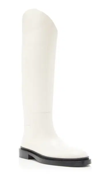 Jil Sander Leather Knee-High Boots | Thumbnail 5 Jil Sander Leather Knee-High Boots | Thumbnail 5