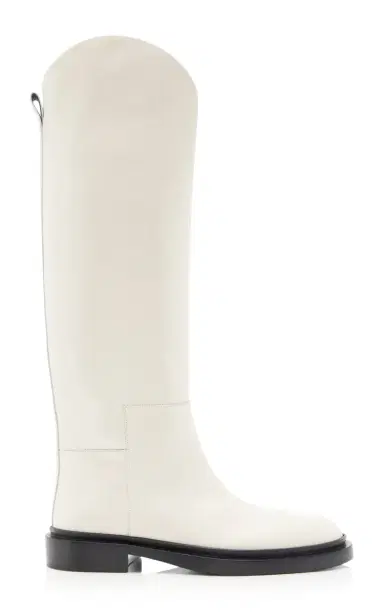 Jil Sander Leather Knee-High Boots | Thumbnail 6 Jil Sander Leather Knee-High Boots | Thumbnail 6