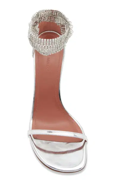 Amina Muaddi Giorgia Crystal Sandals | Thumbnail 4 Amina Muaddi Giorgia Crystal Sandals | Thumbnail 4