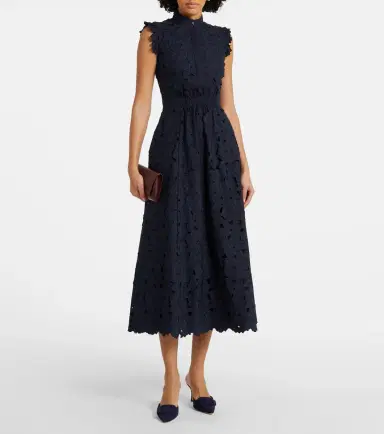Erdem Lace midi dress | Thumbnail 3 Erdem Lace midi dress | Thumbnail 3