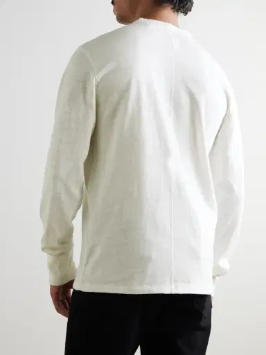 rag & bone Cotton-Jersey Henley T-Shirt | Thumbnail 4 rag & bone Cotton-Jersey Henley T-Shirt | Thumbnail 4
