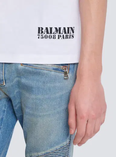 Balmain Small Stamp printed T-shirt | Thumbnail 5 Balmain Small Stamp printed T-shirt | Thumbnail 5