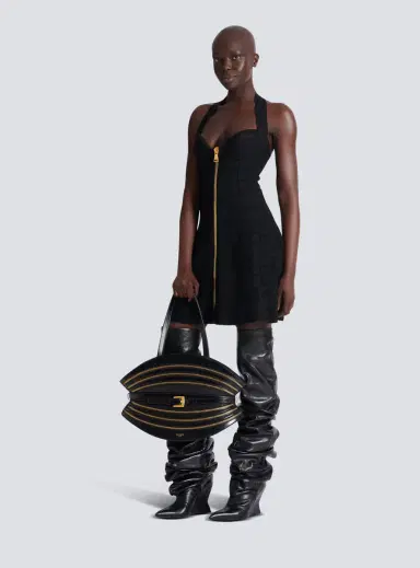 Balmain Medium Shuffle Zips bag in calfskin leather | Thumbnail 2 Balmain Medium Shuffle Zips bag in calfskin leather | Thumbnail 2