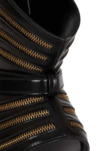 Balmain Medium Shuffle Zips bag in calfskin leather | Thumbnail 6 Balmain Medium Shuffle Zips bag in calfskin leather | Thumbnail 6