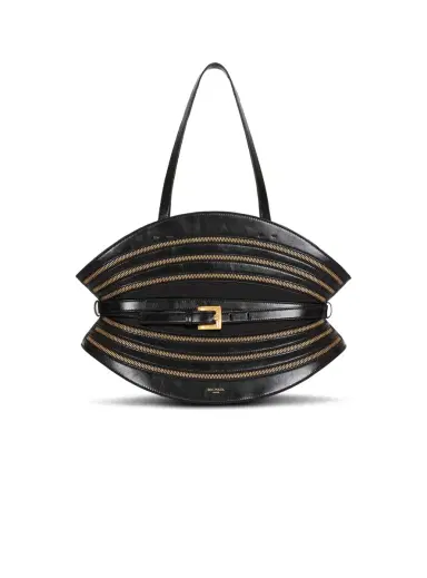Balmain Medium Shuffle Zips bag in calfskin leather | Thumbnail 1 Balmain Medium Shuffle Zips bag in calfskin leather | Thumbnail 1