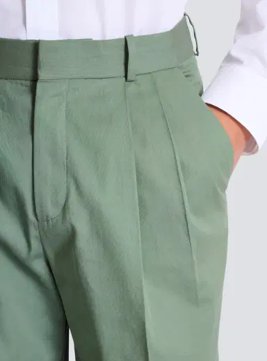 Balmain Pleated cotton trousers | Thumbnail 5 Balmain Pleated cotton trousers | Thumbnail 5