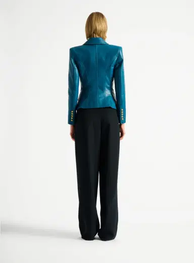 Balmain Leather 6-button jacket | Thumbnail 3 Balmain Leather 6-button jacket | Thumbnail 3