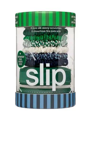Slip Pure Silk Skinny Scrunchies Set Of 6 With a Pouch | Thumbnail 3 Slip Pure Silk Skinny Scrunchies Set Of 6 With a Pouch | Thumbnail 3