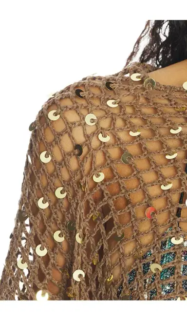 superdown Maris Crochet Poncho | Thumbnail 5 superdown Maris Crochet Poncho | Thumbnail 5