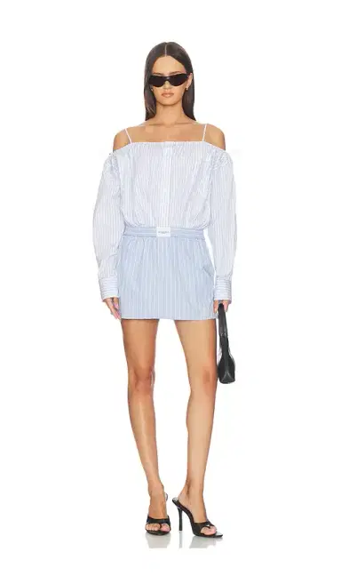Alexander Wang Pre-styled Off Shoulder Dress | Thumbnail 1 Alexander Wang Pre-styled Off Shoulder Dress | Thumbnail 1