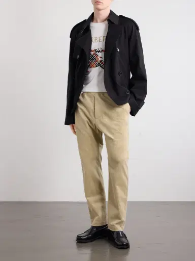 Burberry Logo-Embroidered Cotton-Jersey T-Shirt - Men | Thumbnail 2 Burberry Logo-Embroidered Cotton-Jersey T-Shirt - Men | Thumbnail 2