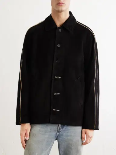 Enfants Riches Déprimés Académie Embellished Suede Jacket - Men | Thumbnail 3 Enfants Riches Déprimés Académie Embellished Suede Jacket - Men | Thumbnail 3