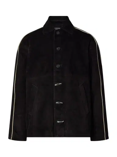 Enfants Riches Déprimés Académie Embellished Suede Jacket - Men | Thumbnail 1 Enfants Riches Déprimés Académie Embellished Suede Jacket - Men | Thumbnail 1