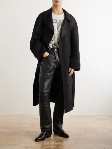 Enfants Riches Déprimés Moto Fly Straight-Leg Embellished Leather Trousers - Men | Thumbnail 2 Enfants Riches Déprimés Moto Fly Straight-Leg Embellished Leather Trousers - Men | Thumbnail 2