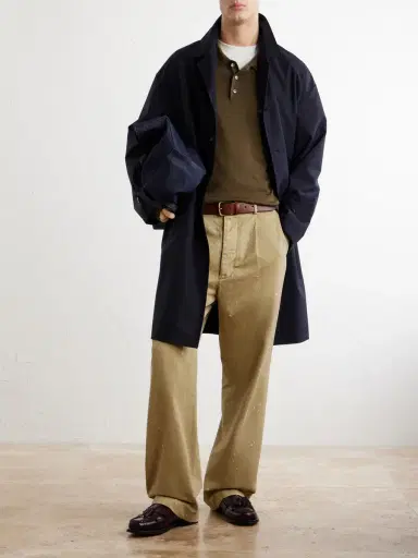 A.P.C. Riou Virgin Wool Polo Shirt - Men | Thumbnail 2 A.P.C. Riou Virgin Wool Polo Shirt - Men | Thumbnail 2