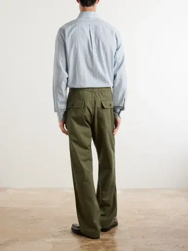 Drake's Straight-Leg Cotton-Blend Cargo Trousers - Men | Thumbnail 4 Drake's Straight-Leg Cotton-Blend Cargo Trousers - Men | Thumbnail 4