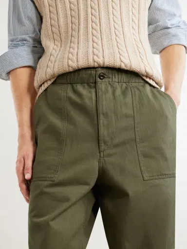 Drake's Straight-Leg Cotton-Blend Cargo Trousers - Men | Thumbnail 5 Drake's Straight-Leg Cotton-Blend Cargo Trousers - Men | Thumbnail 5