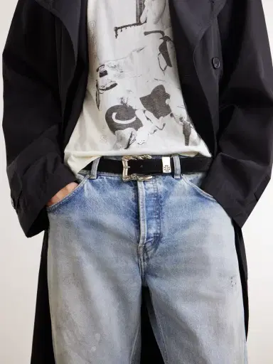 Enfants Riches Déprimés 3cm Suede Belt - Men | Thumbnail 2 Enfants Riches Déprimés 3cm Suede Belt - Men | Thumbnail 2