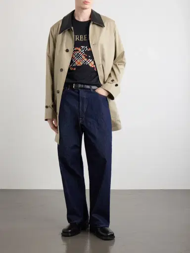 Burberry Logo-Embroidered Cotton-Jersey T-Shirt - Men | Thumbnail 2 Burberry Logo-Embroidered Cotton-Jersey T-Shirt - Men | Thumbnail 2
