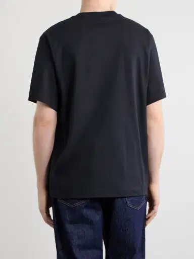 Burberry Logo-Embroidered Cotton-Jersey T-Shirt - Men | Thumbnail 4 Burberry Logo-Embroidered Cotton-Jersey T-Shirt - Men | Thumbnail 4