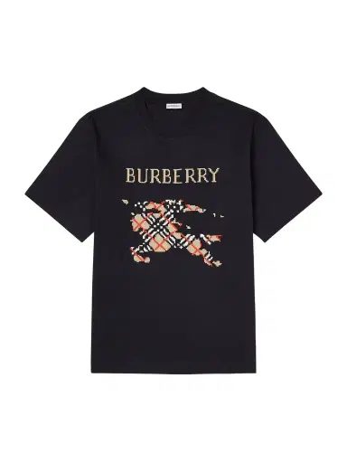 Burberry Logo-Embroidered Cotton-Jersey T-Shirt - Men | Thumbnail 1 Burberry Logo-Embroidered Cotton-Jersey T-Shirt - Men | Thumbnail 1